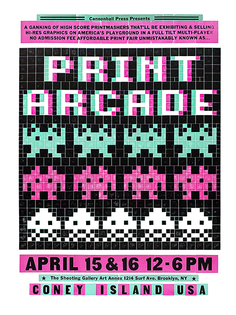 Print Arcade Free Affordable Art Fair in Coney April 15 & 16 | Art in New York City