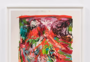 Monotype with oil stick hand additions on En Tout Cas paper